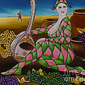 WOMAN WITH MANDOLIN